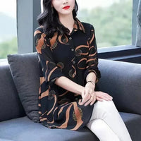 Weibliche Blumenmuster Bluse für Frühling und Sommer