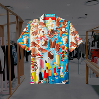 Rommert | Camicia con stampa estiva di gelati
