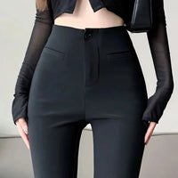 Pantaloni estivi a vita alta Elegance Mode