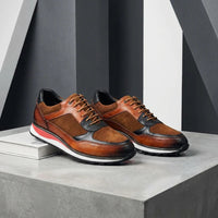 Jan | Sneakers di lusso in pelle e suede con aspetto senza tempo