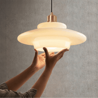 Luminova  | Witte Glazen Hanglamp | Elegant