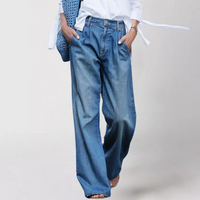 Elisah | Casual Wijd Gesneden Dames Jeans