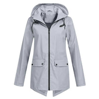 Wieggers| Impermeable largo y liso para mujer