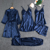 Luna | Classic five-piece pajama set for women