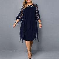 Milouda  | Comfortable midi dress in plus sizes