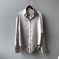 Marie | Zijden blouse vintage blouse