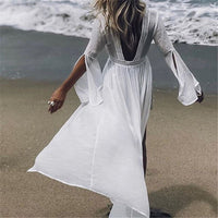 Isabella | Robe maxi de plage de luxe à coupe ample