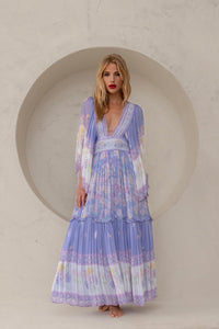 Melina | Maxikleid mit langen Ärmeln