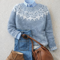 Emma | Eleganter Nordic Fair Isle Strickpullover