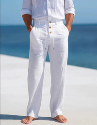 Finn | Stilvolle Baumwoll-Sommerhose mit einer raffinierten Passform