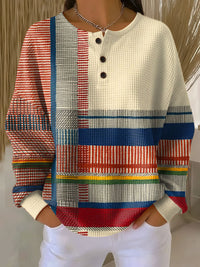 Mila | Warmer Damenpullover aus doppelt gestricktem Waffelstoff