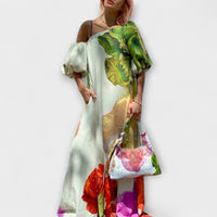 Julia | Elegante en comfortabele off-shoulder maxi-jurk