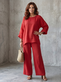 Ischa | Stylish Two-Piece Set with Oversized Tunic