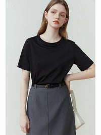 Sommerlicher Glanz T-Shirt für Damen