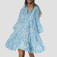 Sommerliche Pracht Boho Strandkleid