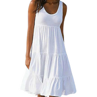 Mare | Elegant layered midi dress with ruffles