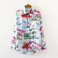 FloraChique Elegante Drukpatroon Damesblouse
