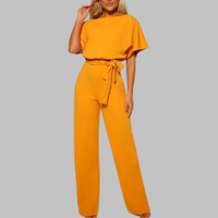 Noa | Elegant Jumpsuit with Tie Belt