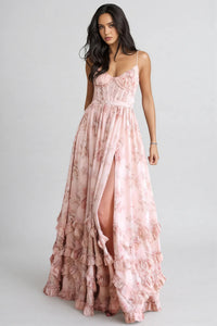 Marie | Elegant and Romantic Festive Maxi Dress