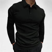 Luca | Elegant poloshirt met lange mouwen