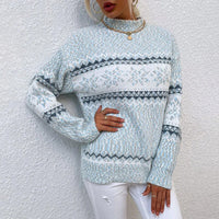 Patrizia | Strickpullover mit Schneeflockenmuster