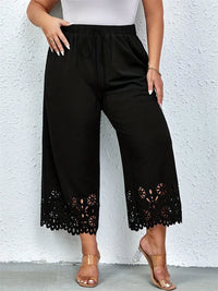 FashionLuxe Plus Size Wide Leg Pants
