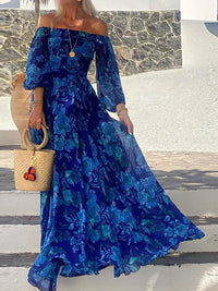 ChicMode Print Patchwork Maxi Jurk
