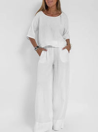 Luxara - Chic Cotton and Hemp Two-Piece Set