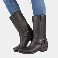 Meltem | Botas vaqueras de cuero resistentes para mujer