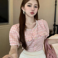 Fashion Beaded Blouse from Chic Pearl