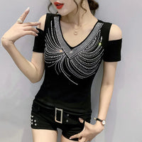 ChicElegance Zwarte Off-Shoulder Top