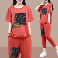 UrbanEase Retro Print Trainingsanzug