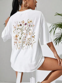 LuxeSpring Floral Print T-Shirt