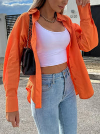 Sophie | Damen Casual Bluse | Orange