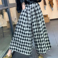 SummerGlow Elegant Plaid Pants