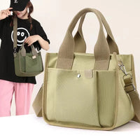Riva Mode Canvas Schultertasche