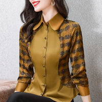 Camicia Patchwork Moda Donna Primavera