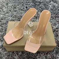 GlamourSteps Transparente Sandalen