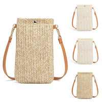 Solis Mode Sommer Strohtasche Clutch