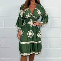 Vestido Midi de Lujo y Moda