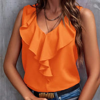 Sienna | Top elegante de verano para mujer | Naranja