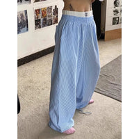 Pantaloni a Righe Blu RivieraGlow