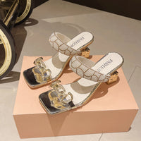 Auroria Glanzende Zomer Sandalen