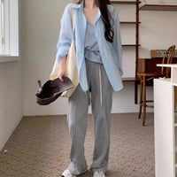 Lumière Mode Ice Silk Sommer-Shirt