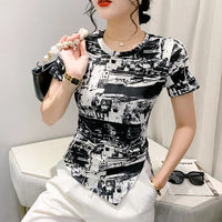 Camiseta de verano estampada Luzia Moda