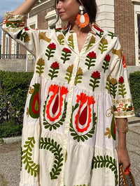 Holiday Chic Sommerliches Patchwork Kleid