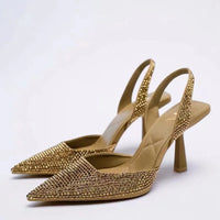 Luxia Elegante Strass Sandalen