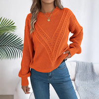 Marijke | Suéter de invierno para mujer | Naranja