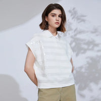 HorizonElegance Cotton Blouse