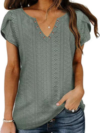 Camiseta con escote en V VividWear